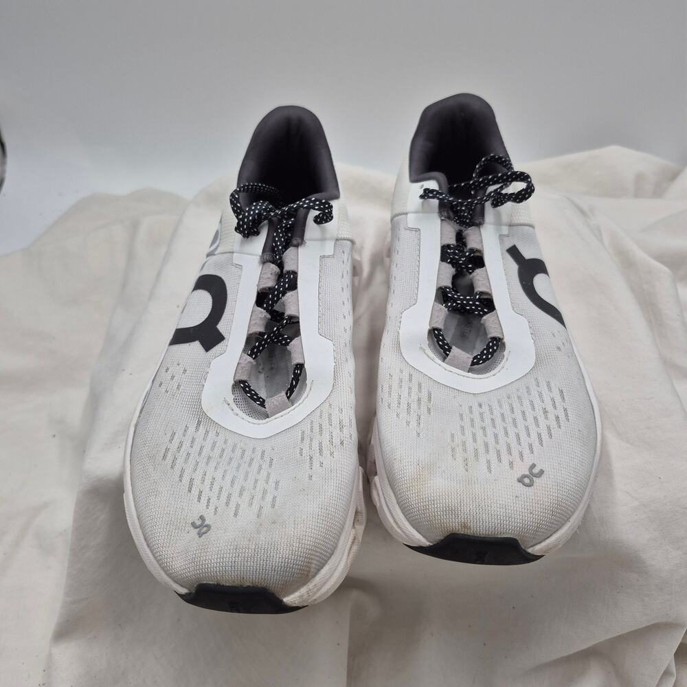 On Cloudmonster running shoes All White Women's Sneakers size 7.5 - Picture 2 of 8